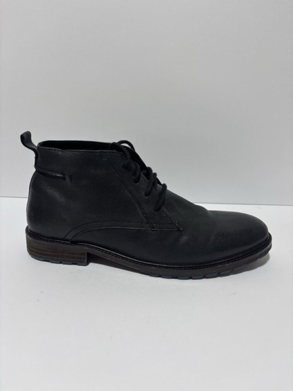 GBX Men’s McFee Black Lace-Up Boots, Size 11.5 M